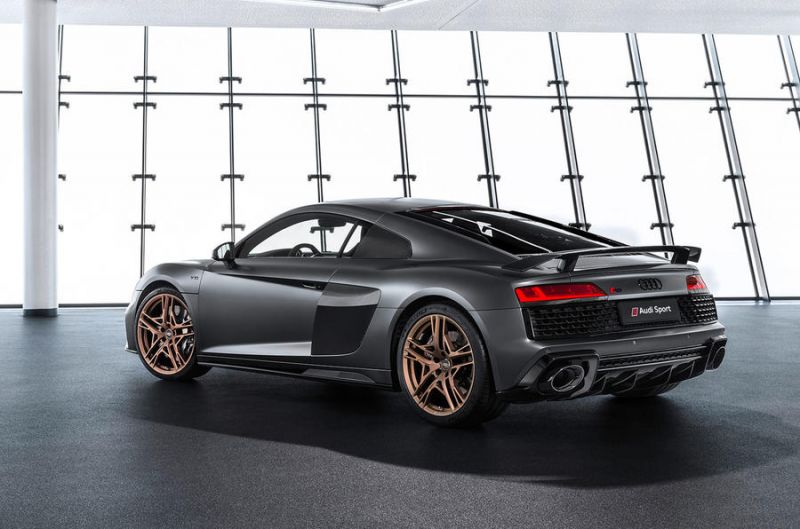 2019-es Audi R8 V10 Decennium hátulról