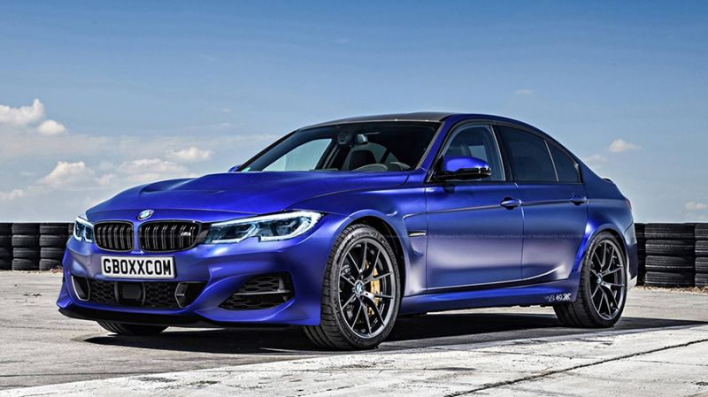 2020 BMW M3 látványterv 45 fokos szögből