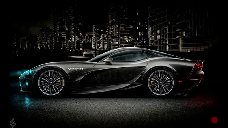 2020 Dodge Viper látványterv oldalról