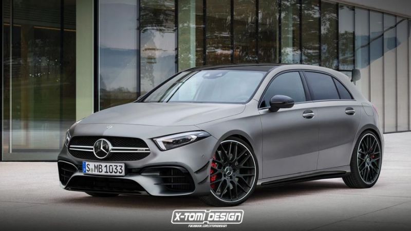 X-Tomi elképzelése az A45 AMG-ről