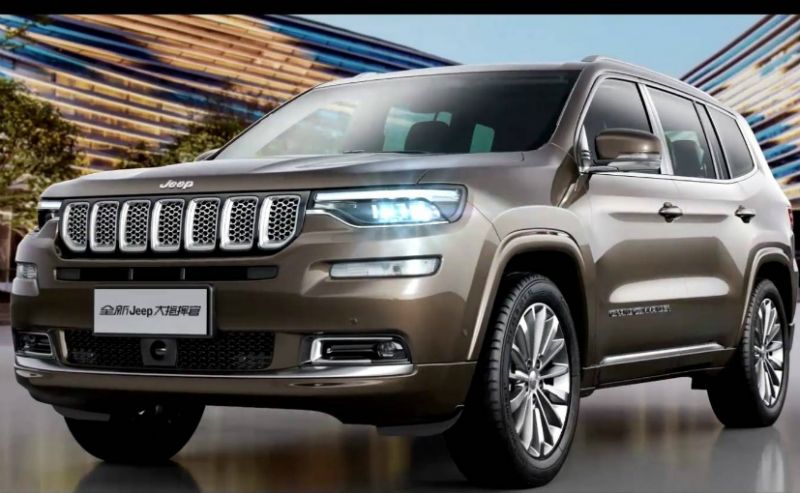 Tipikus Jeep dizájnelemek a Grand Commanderen