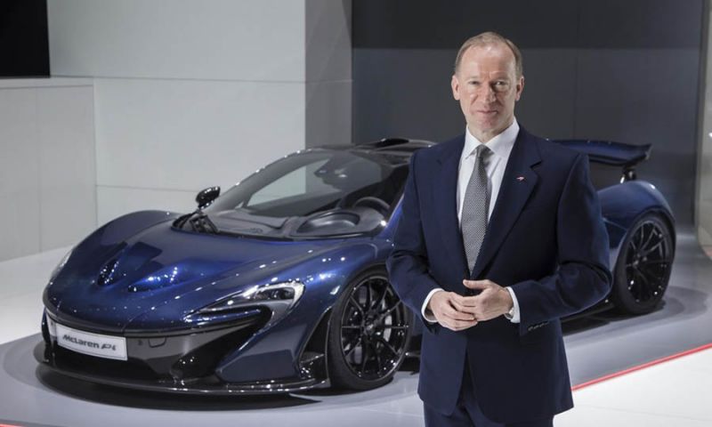 Mike Flewitt, a McLaren elnöke.