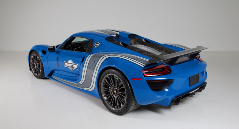 Porsche 918 Spyder Weissach-csomaggal 