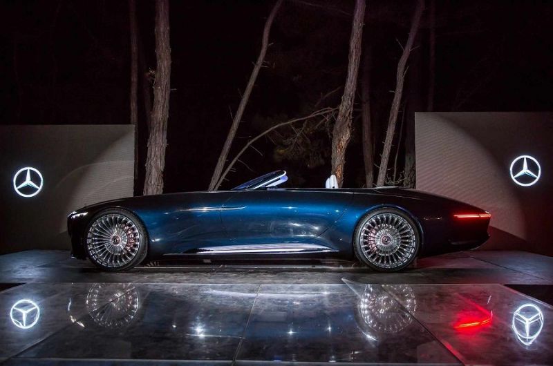 A Mercedes-Maybach Vision 6 kabriója a Pebble Beach-en mutatkozott be