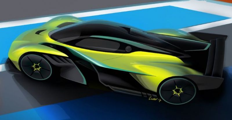 Az Aston Martin Valkyrie AMG Pro versenyautó változata