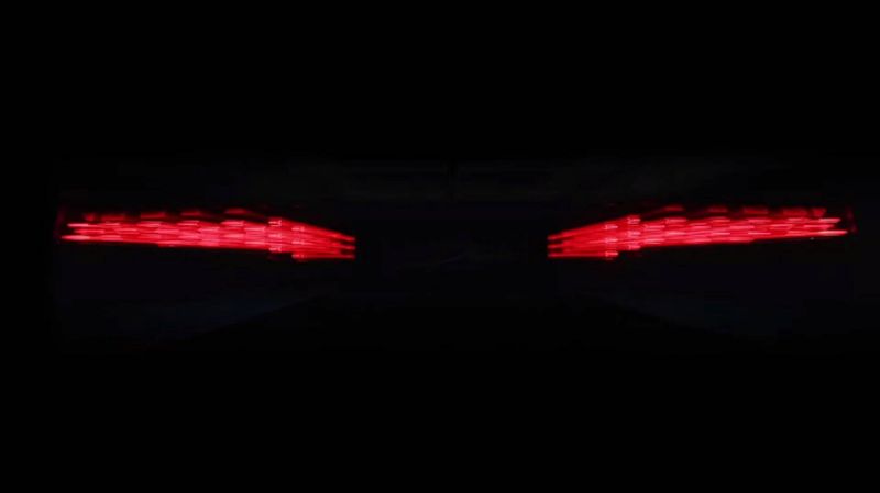 Bugatti Divo hátsó LED lámpa.