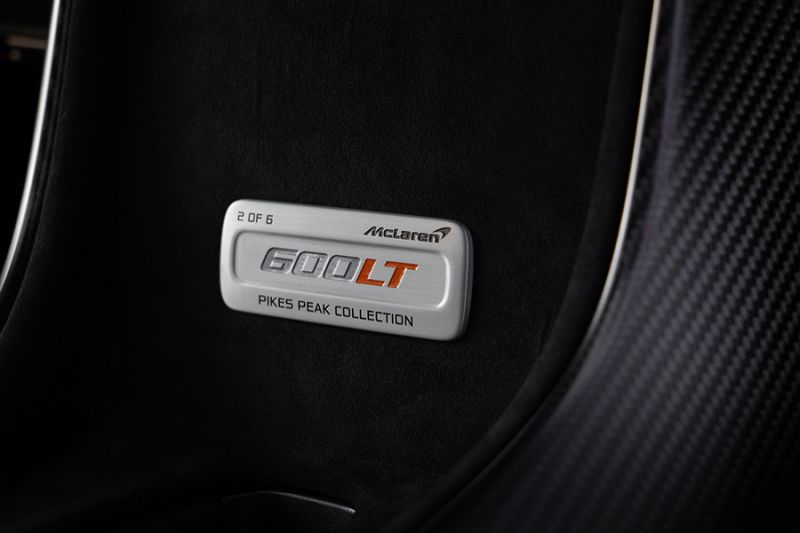 McLaren 600LT Spider Pikes Peak kollekcióját jelző pakett