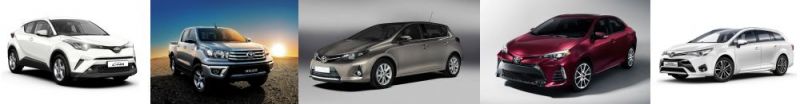 Toyota modellek