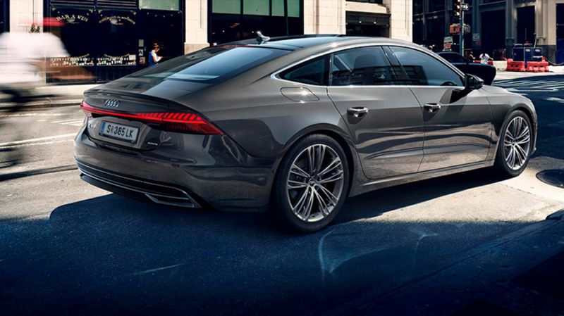 Az új Audi A7 egyedi hátsólámpája