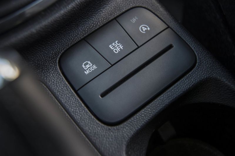 Ford Fiesta Active üzemmódválasztó