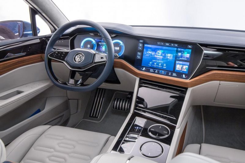 A Volkswagen Touareg belső tere